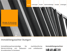 Tablet Screenshot of immobiliengutachter-stuttgart.de